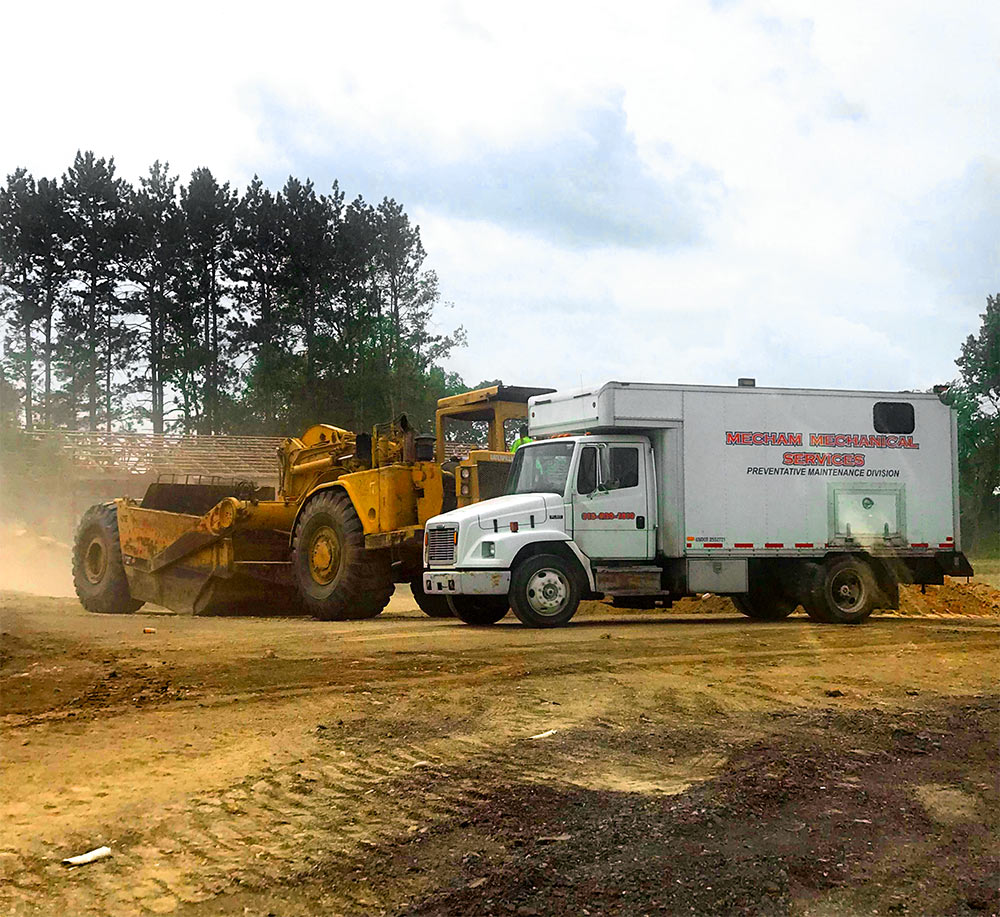 mobile power washing in southwest lower Michigan for heavy equipment in the field